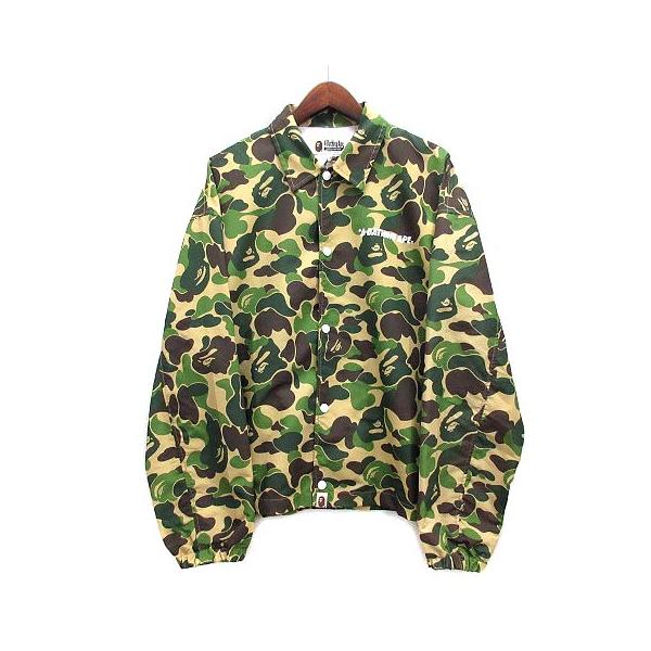 A BATHING APE カモフラージュスタジャン A BATHING APE（アベイシングエイプ） コーチジャケット ABC CAMO
