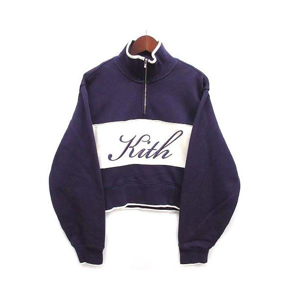 キス KITH NYC ハーフジップ クロップド スウェット シャツ QUARTER