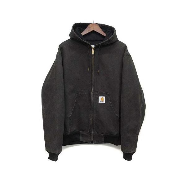 90s Vintage Carhartt Active L Black 星タグ カーハート carhartt 星タグ アクティブジャケット サーマル 黒