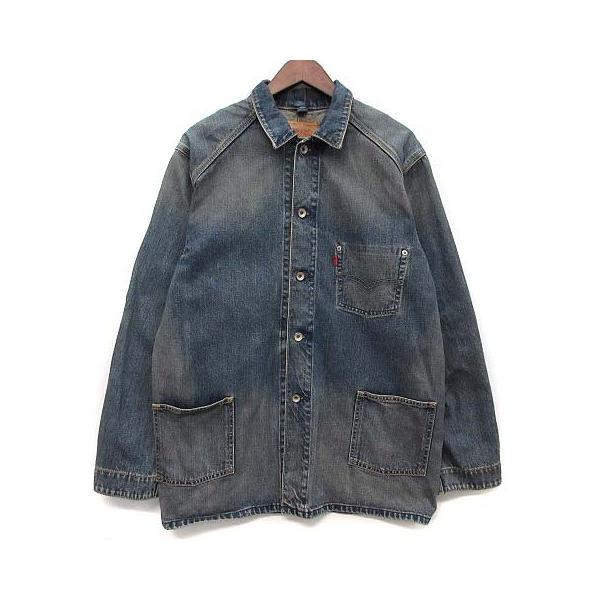 Levi's（リーバイス） デニム カバーオール ジャケット USED加工 70740