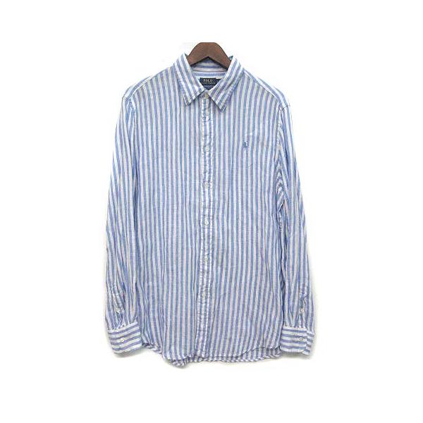 ポロ ラルフローレン POLO RALPH LAUREN リネン ストライプ シャツ 