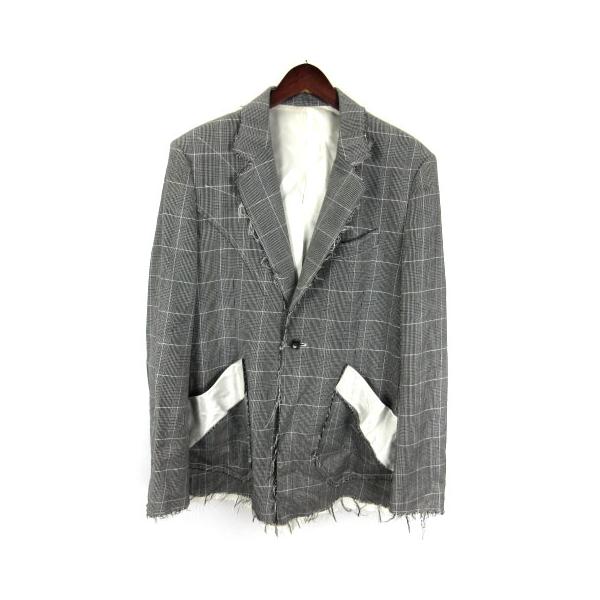 極美品 19SS Sulvam 切りっぱなし ジャケット サイズM-