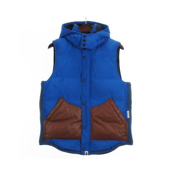 アベイシングエイプ A BATHING APE ダウンベスト フーディ 1860-140 