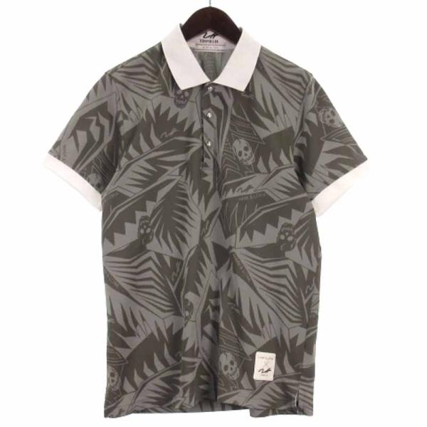 マーク＆ロナ MARK&LONA × TOMMII LIM SAVAGE PALMS POLO 総柄 ニット