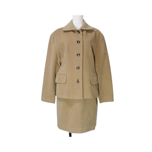 23区 オンワード樫山 セットアップ ウール ジャケット スカート ひざ丈 タイト 40 L相当 茶 ブラウン X レディース【ブランド】23区 オンワード樫山【表記サイズ】40(L相当)【実寸サイズ】ジャケット 肩幅：45cm　ジャケット...