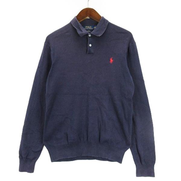 マ*ン様 新品　Polo by Ralph Lauren ネイビー 長袖ポロシャ vectorpremium_016-902502050015