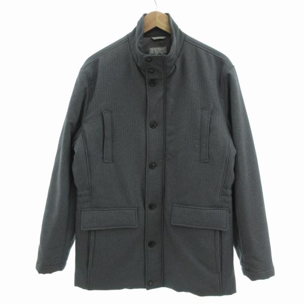 ユキトリイ YUKI TORII HOMME 美品 中綿コート ブルゾン LL グレー /UO