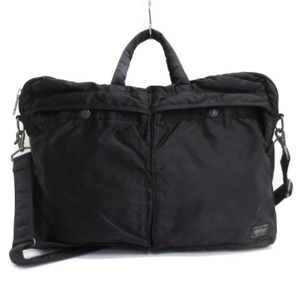 PORTER タンカー ブリーフケース ブラック　吉田カバン TANKER LEATHER(タンカー レザー) 2WAY BRIEFCASE | 吉田カバン