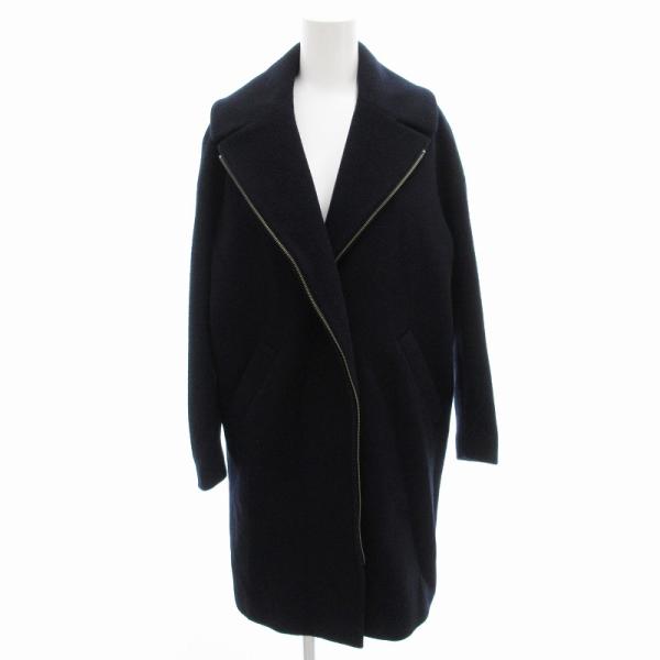 美品　ノーリーズ　チェスターコート36 ノーリーズ Nolley's チェスターコート 2WAY ビッグカラー ロング丈 36