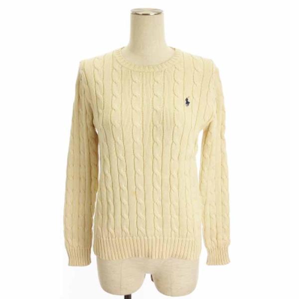ポロラルフローレン ニット クルーネックカーディガン S アイボリー 楽天市場】ラルフローレン カーディガン（カラーホワイト