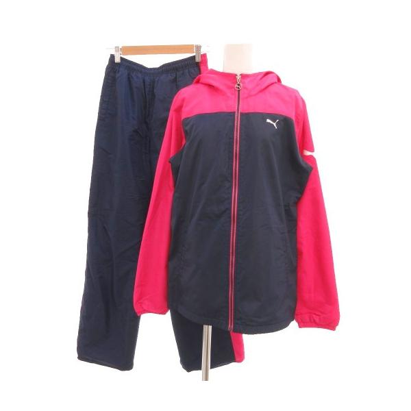 PUMA ナイロンジャケット&パンツ セットアップ PUMA プーマ ジャージ セットアップ ジャケット ウインドブレーカー