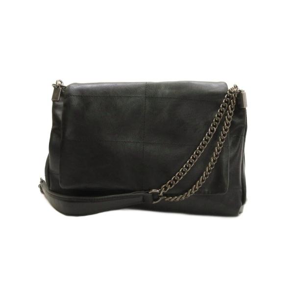 ZARA（ザラ） ショルダーバッグ フェイクレザー ブラック 251021E 鞄