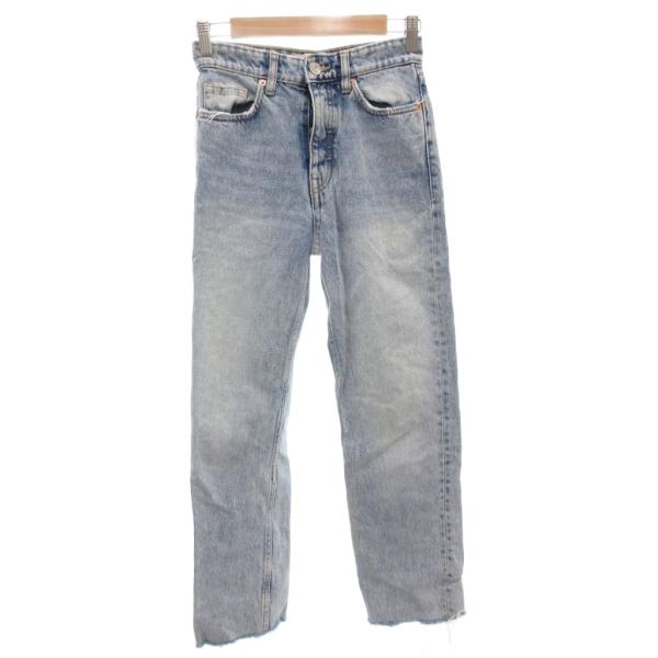 ZARA（ザラ） デニムパンツ ジーンズ ボタンフライ 32 インディゴ