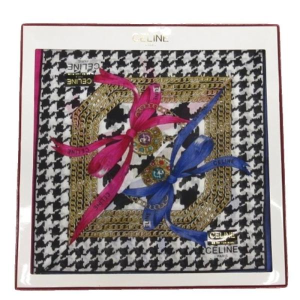 CELINE シルクスカーフ　2枚組　新品未使用　箱付き CELINE(セリーヌ) シルクスカーフ ベージュ×グレー｜【公式】カインド