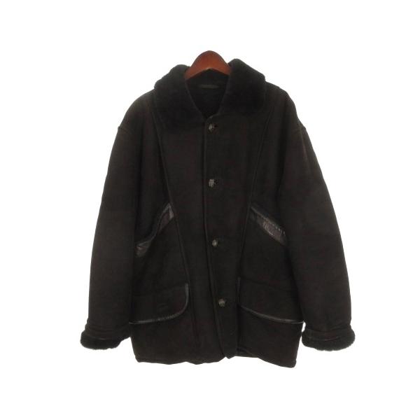 【中古】シェビニオン CHEVIGNON ムートンコート ブラック L 251208E アウター メンズ シェビニオン CHEVIGNON ムートンコート ブラック L 251208E アウター