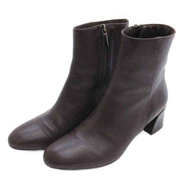 ファビオルスコーニ FABIO RUSCONI サイドジップ ショートブーツ