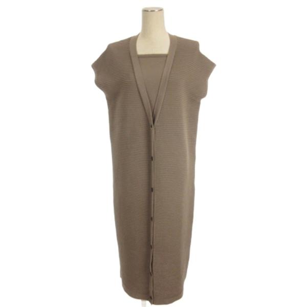 Theory luxe ジレ(ノースリーブカーディガン) theory luxe（セオリーリュクス） ノースリーブ カーディガン