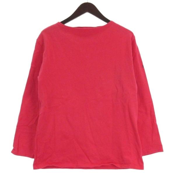 セントジェームス SAINT JAMES バスクシャツ カットソー 長袖 ピンク M