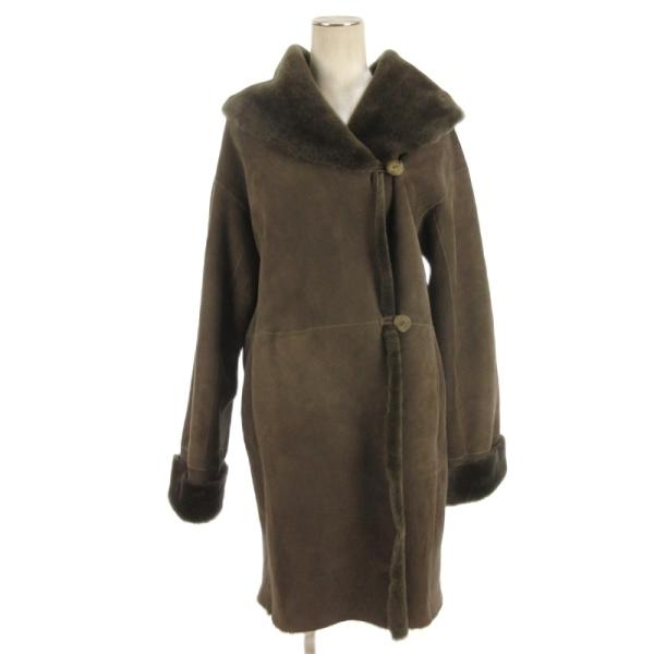 ガシュロウアンドコール GUSHLO＆COLE ムートンコート ブラウン系 S  