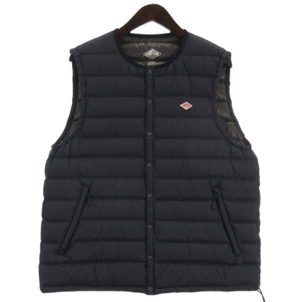 未使用品 ダントン DANTON ダウン ベスト KW22-113-02 ネイビー XL