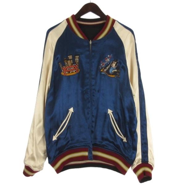 ステュディオダルチザン STUDIO D'ARTISAN 歌舞伎 サテン スカジャン