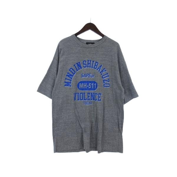 サプール SAPEur MASATOSHI HAMADA カレッジ Tシャツ プリント 半袖 XL