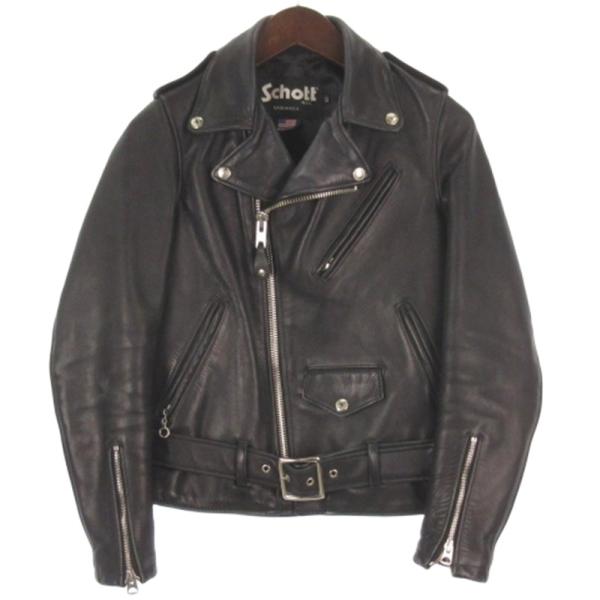 ショット SCHOTT ライダース ジャケット 7478 USA製 ブラック XS