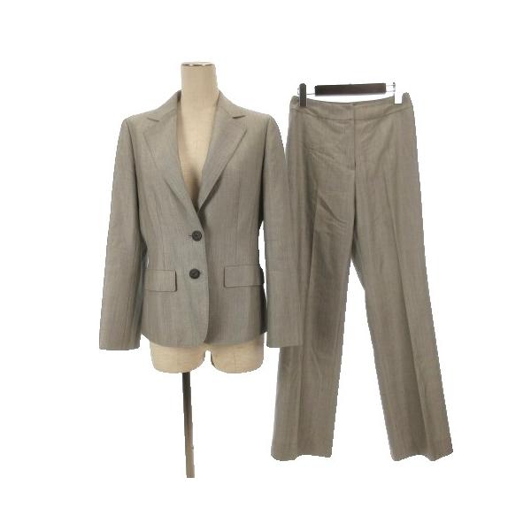 ランバン LANVIN セットアップ スーツ ジャケット パンツ ウールシルク