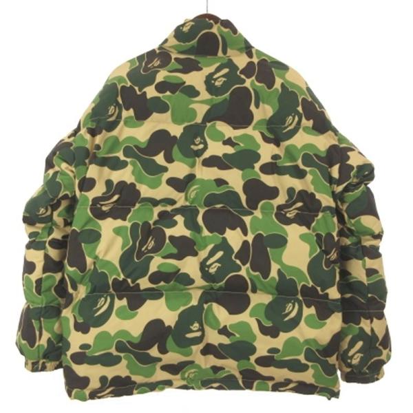 �A�x�C�V���O�G�C�v A BATHING APE ���o�[�V�u�� �J���t���� �_�E�� �W���P�b�g 001DNJ801007M �O���[���n L �����Y ���i�摜3