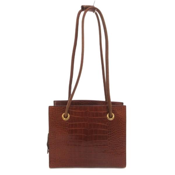 Bally（バリー） ショルダーバッグ 肩掛け 手提げ クロコ型押し レザー