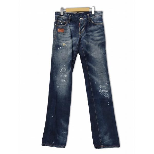 DSQUARED2 ダメージ加工デニムパンツ スケーター” ダメージ加工デニムパンツ | ディースクエアード