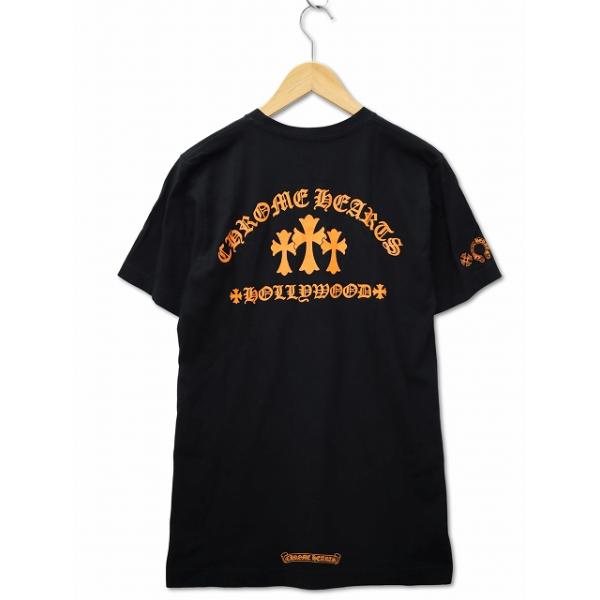 CHROME HEARTS Tシャツ セメタリークロス ホワイト オレンジ M CHROME HEARTS クロムハーツ（原本無） Orange Cemetery Cross