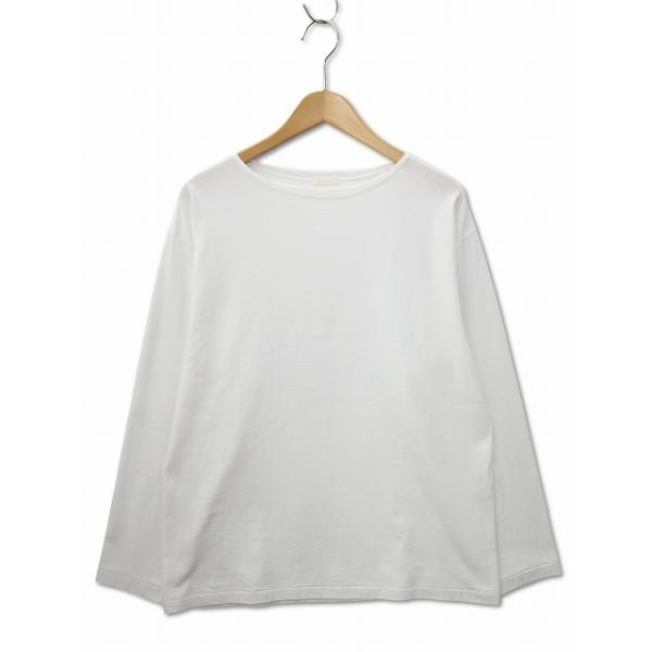 COMOLI コモリ ボートネックポケットロングスリーブ Tシャツ COMOLI コモリ 25SS コットンジャージ ボートネック ロング