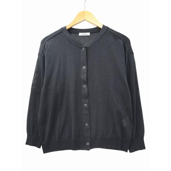 ニューヨーカー NEWYORKER 和紙コットン 天竺 9分袖 シアー