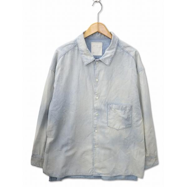 ancellm 22ss シャンブレージャケット ancellm 22ss シャンブレージャケット CHAMBRAY SHIRT JACKET