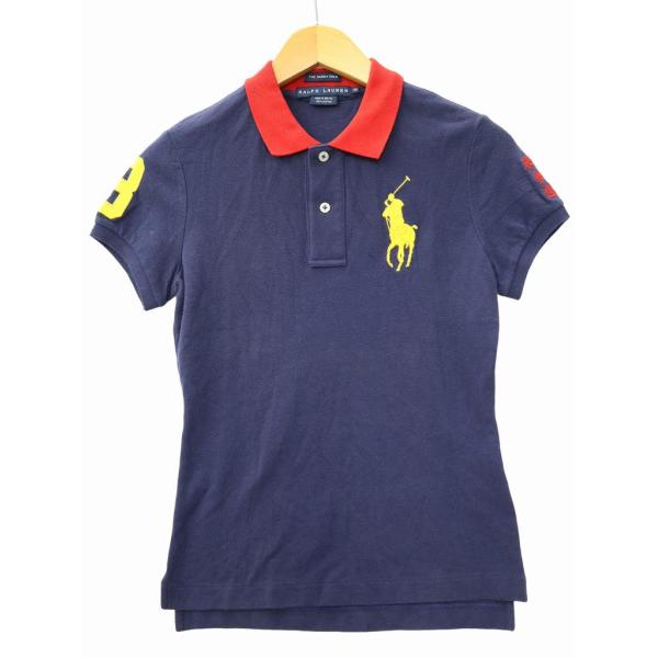 ✨極美品✨現行✨ポロ ラルフローレン　パフ　リネンシャツ　水色　ポニー刺繍　XS ラルフローレンRALPH LAUREN ポニー刺繍ポロシャツ 白紫S (K