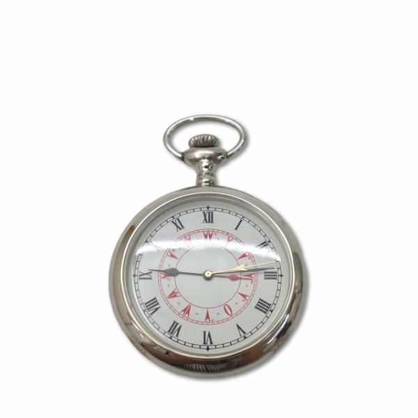 アシェット 蘇る 古の時計 郷愁の懐中時計コレクション 銀色 可動品 メンズ レディース【表記サイズ】表記なし【実寸サイズ】直径　約4.5cm　縦(チェーン用リング含む)　約6.6cm　【素材】詳細不明【色】本体　シルバー 銀色　文字盤　ホ...