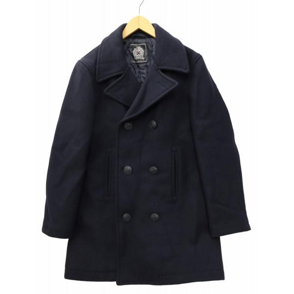 VNA JACKET ヴァンジャケット ウール ピーコート M NAVY(ネイビー