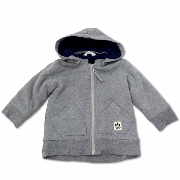 赤ちゃん本舗 SIMPLE FREE 裏ボア スウェット パーカー 95 グレー キッズ【表記サイズ】キッズ　95【実寸サイズ】肩幅：26cm　身幅：31cm　着丈：39cm　袖丈：28cm　　【素材】表地　綿65％ ポリエステル30％ レ...