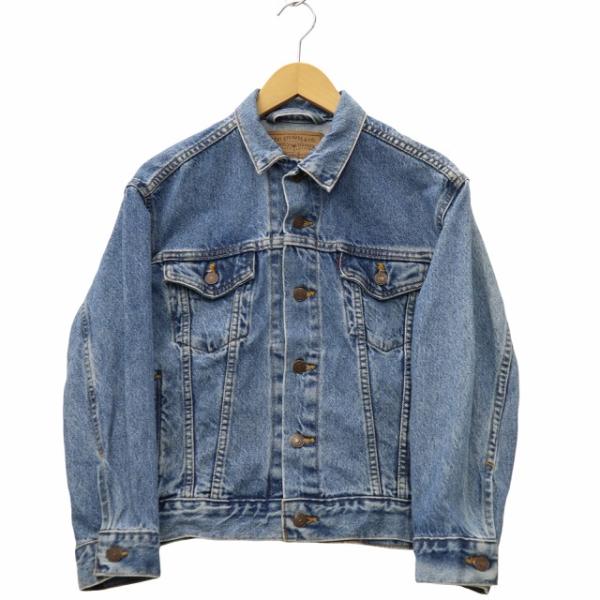 【中古】Levi's 90's ヴィンテージ USA製 フラップポケット ボタンアップ 3rd デニムジャケット M インディゴ メンズ Levi's（リーバイス） Levi's 90's ヴィンテージ USA製 フラップ