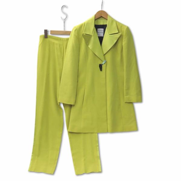 オリヴィエ ギルマン OLIVIER GUILLEMIN PARIS マニッシュ ロングジャケット パンツスーツ イエロー レディース【表記サイズ】レディース/表記なし【実寸サイズ】ジャケット 肩幅：38cm　ジャケット 身幅：43cm　ジ...