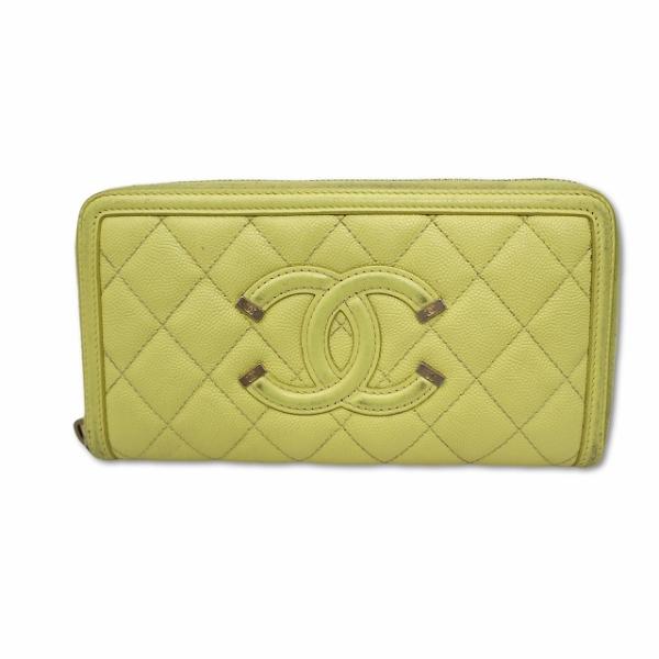 CHANEL シャネル マトラッセ CCフィリグリー ロングウォレット