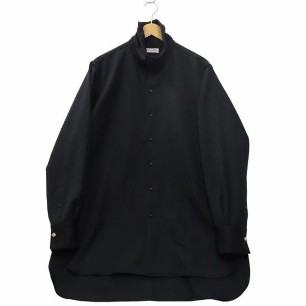 【未使用】NICENESS ナイスネス 半袖シャツ アンドリュー ブラック L 2023AW NICENESS ナイスネス LAURENCE ローレンス ハイネック オペラ