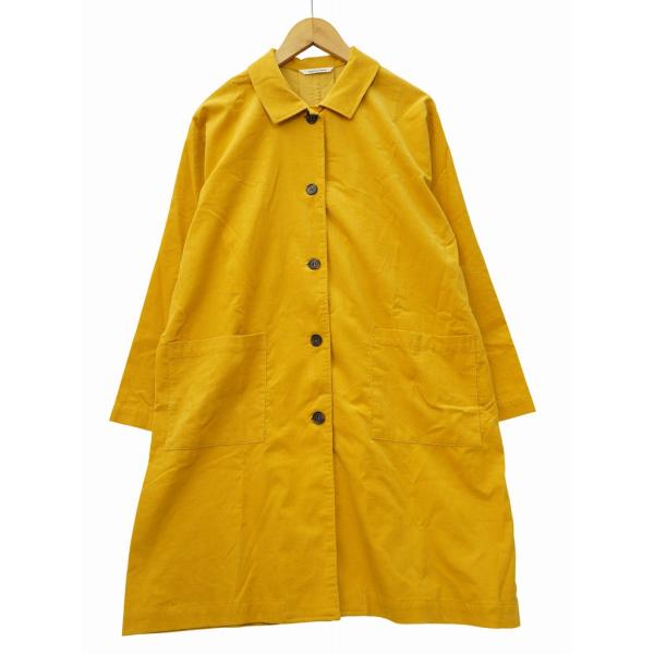 nachukara ナチュカラ コーデュロイ ステンカラー シャツ コート F MUSTARD(マスタード) 春秋 レディース