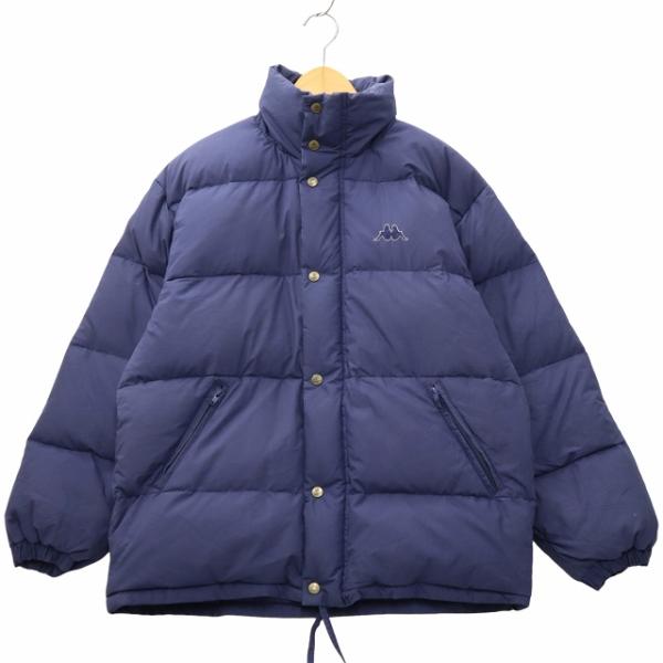 カッパ kappa 90s ヴィンテージ ジップアップ 中綿 ジャケット M NAVY