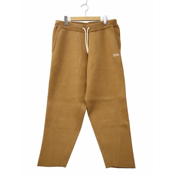 【中古】KITH NYC Knit Hudson Sweatpant ニット ハドソン スウェットパンツ L キャメル メンズ キスニューヨークシティ KITH NYC Knit Hudson Sweatpant ニット