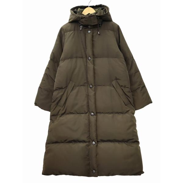 【中古】マックスマーラ ウィークエンドライン MAX MARA WEEKEND LINE 2way フーディー ダウン コート 38(M) カーキー vectorpremium_019-202511200301