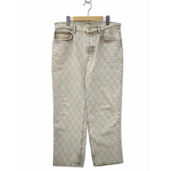 【中古】ステューシー STUSSY 116635 Quilted Denim Big OL' Jean キルティング ワイド テーパード デニムパンツ 32 STUSSY（ステューシー） STUSSY 116635 Quilted Denim Big OL' Jean