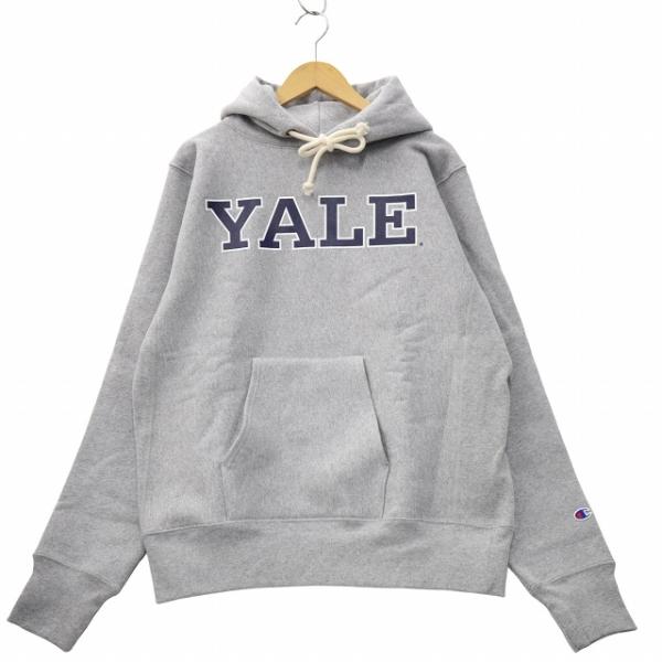 【中古】未使用品 CHAMPION 2024AW フーデッド ウェットシャツ パーカー L オックスフォードグレー C5-A104 メンズ Champion（チャンピオン） 未使用品 CHAMPION 2024AW フーデッド