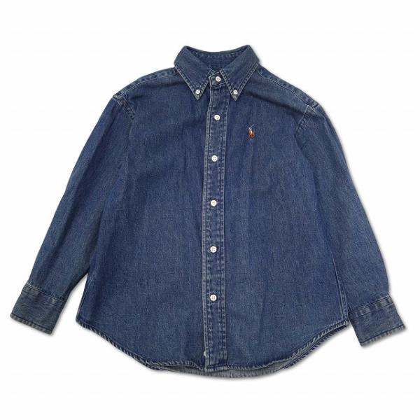 ラルフローレン デニムシャツ 長袖シャツ ダンガリー ポニー刺繍 XL POLO RALPH LAUREN（ポロ・ラルフローレン） ポロ バイ ラルフローレン